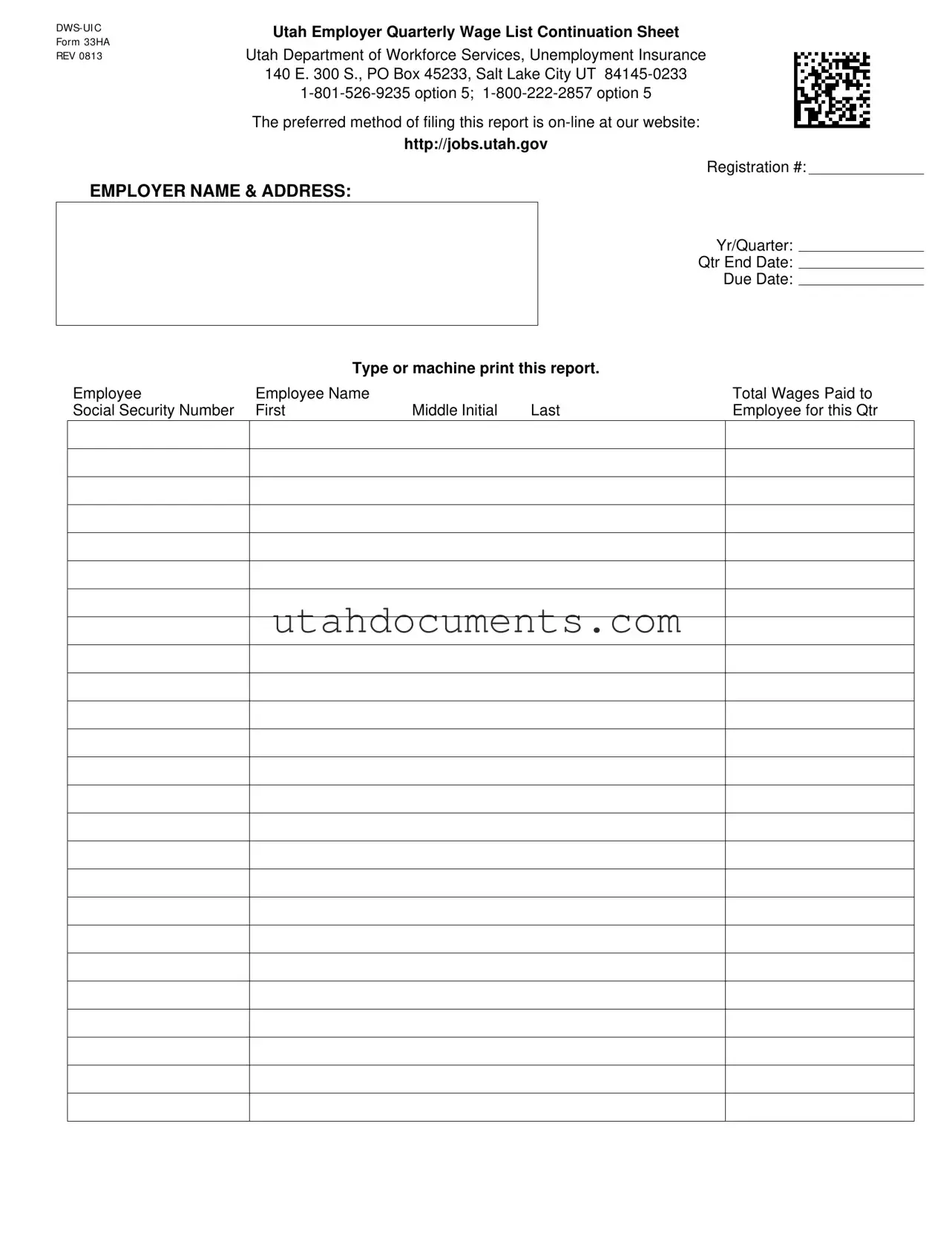 Blank Jobs Utah Gov Form