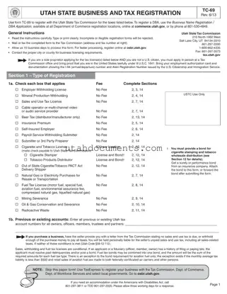 Blank Utah Tc 69 Form